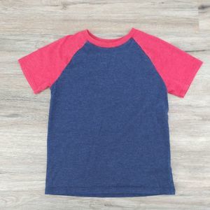 Cat & Jack Shirt Boys Small Blue Short Sleeve